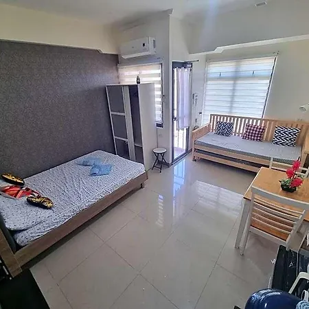 5-Guest Seaview Flat Near Ayala Cbp Wi-Fi Pool Gym