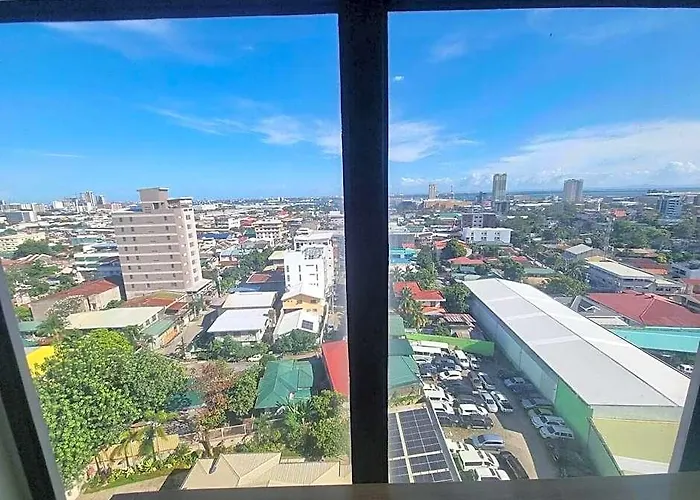 5-guest Seaview Flat Near Ayala Cbp Wi-fi Pool Gym 3*