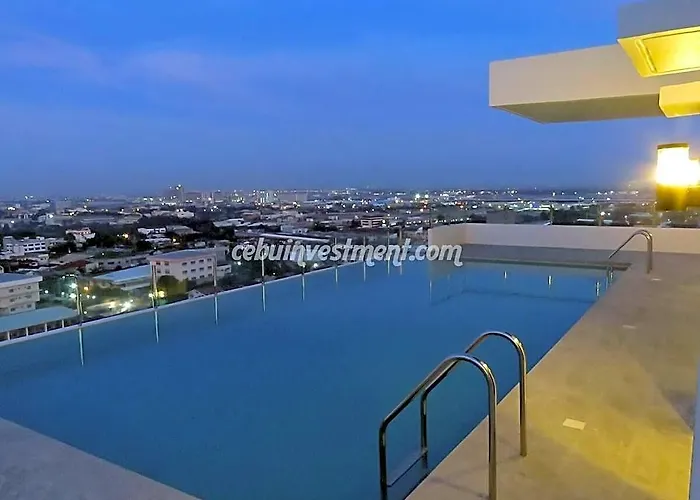 Hotel 5-guest Seaview Flat Near Ayala Cbp Wi-fi Pool Gym 3*