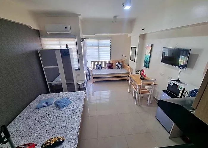 5-guest Seaview Flat Near Ayala Cbp Wi-fi Pool Gym Hotel Cebu